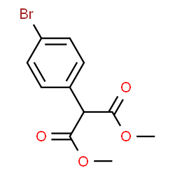 ChemSpider 2D Image | Dimethyl (4-bromophenyl)malonate | C11H11BrO4