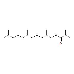 ChemSpider 2D Image | 2,6,10,14-Tetramethyl-3-pentadecanone | C19H38O