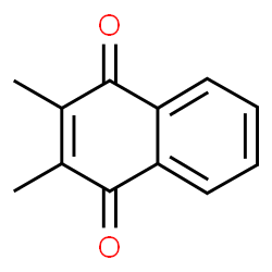 ChemSpider 2D Image | 2,3-Dimethyl-1,4-naphthoquinone | C12H10O2