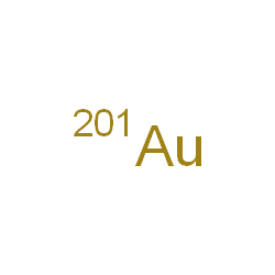 ChemSpider 2D Image | (~201~Au)Gold | 201Au
