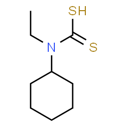 ChemSpider 2D Image | Cyclohexyl(ethyl)carbamodithioic acid | C9H17NS2