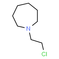 ChemSpider 2D Image | 1-(2-Chloroethyl)azepane | C8H16ClN