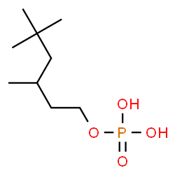 ChemSpider 2D Image | 3,5,5-Trimethylhexyl dihydrogen phosphate | C9H21O4P