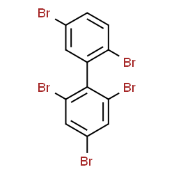 ChemSpider 2D Image | 2,2',4,5',6-Pentabromobiphenyl | C12H5Br5