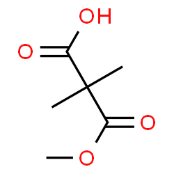 ChemSpider 2D Image | 1-Methyl 2,2-dimethylpropanedioate | C6H10O4