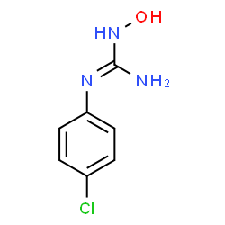 ChemSpider 2D Image | N-(CHLOROPHENYL)-N'-HYDROXYGUANIDINE | C7H8ClN3O