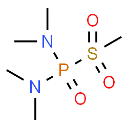 ChemSpider 2D Image | N-(dimethylamino-methylsulfonyl-phosphoryl)-N-methyl-methanamine | C5H15N2O3PS