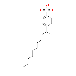 ChemSpider 2D Image | 2-Phenyldodecane-p-sulfonate | C18H30O3S