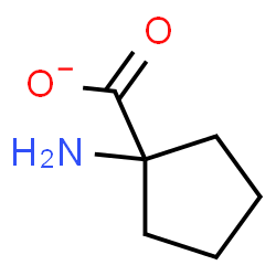 ChemSpider 2D Image | 1-Aminocyclopentanecarboxylate | C6H10NO2
