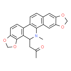 ChemSpider 2D Image | 6-Acetonyldihydrosanguinarine | C23H19NO5