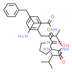 ChemSpider 2D Image | Phenylalanylphenylalanylvalylalanylproline | C31H41N5O6