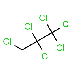 ChemSpider 2D Image | 1,1,1,2,2,3-Hexachloropropane | C3H2Cl6