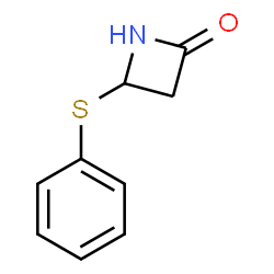 ChemSpider 2D Image | 4-Phenylthio-2-azetidinone | C9H9NOS