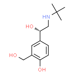 ChemSpider 2D Image | S-(+)-Albuterol | C13H21NO3