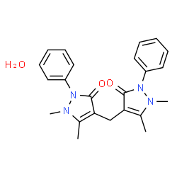ChemSpider 2D Image | DIANTIPYRYLMETHANE | C23H26N4O3
