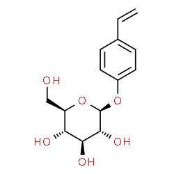 ChemSpider 2D Image | 4-ethenylphenyl ?-D-glucopyranoside | C14H18O6
