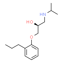 ChemSpider 2D Image | (S)-dihydroalprenolol | C15H25NO2