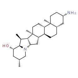 ChemSpider 2D Image | (3beta,5alpha,22beta,23beta,25beta)-3-Aminosolanidan-23-ol | C27H46N2O