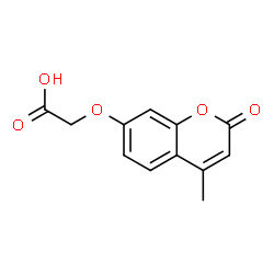 ChemSpider 2D Image | 7-(Carboxymethoxy)-4-Methylcoumarin | C12H10O5