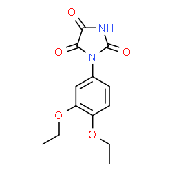 ChemSpider 2D Image | 1-(3,4-Diethoxyphenyl)-2,4,5-imidazolidinetrione | C13H14N2O5