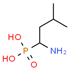 ChemSpider 2D Image | (1-Amino-3-methylbutyl)phosphonic acid | C5H14NO3P