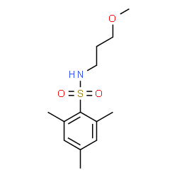 ChemSpider 2D Image | N-(3-Methoxypropyl)-2,4,6-trimethylbenzenesulfonamide | C13H21NO3S