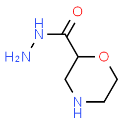 ChemSpider 2D Image | 2-Morpholinecarbohydrazide | C5H11N3O2