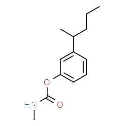 ChemSpider 2D Image | 3-(2-Pentanyl)phenyl methylcarbamate | C13H19NO2