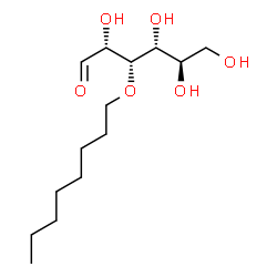 ChemSpider 2D Image | 3-O-Octyl-D-glucose | C14H28O6