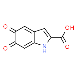 ChemSpider 2D Image | 5,6-Indolequinone-2-carboxylic acid | C9H5NO4