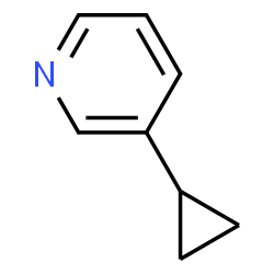 ChemSpider 2D Image | 3-Cyclopropylpyridine | C8H9N