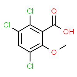 ChemSpider 2D Image | tricamba [ANSI, WSSA] | C8H5Cl3O3