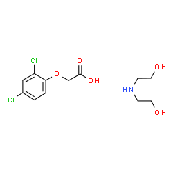 ChemSpider 2D Image | 2,4-D Diolamine | C12H17Cl2NO5