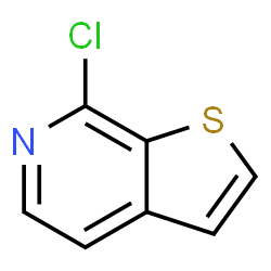 ChemSpider 2D Image | 7-Chlorothieno[2,3-c]pyridine | C7H4ClNS
