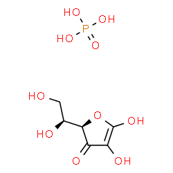 ChemSpider 2D Image | L-threo-Hex-1-enofuranos-3-ulose - phosphoric acid (1:1) | C6H11O10P