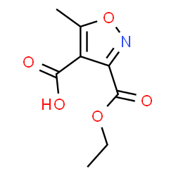 ChemSpider 2D Image | 5-methyl-3,4-isoxazole dicarboxylic acid-3-ethyl ester | C8H9NO5