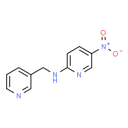 ChemSpider 2D Image | 5-Nitro-N-(pyridin-3-ylmethyl)pyridin-2-amine | C11H10N4O2