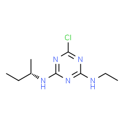 ChemSpider 2D Image | (S)-sebuthylazine | C9H16ClN5