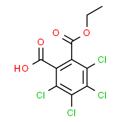 ChemSpider 2D Image | 2,3,4,5-Tetrachloro-6-(ethoxycarbonyl)benzoic acid | C10H6Cl4O4