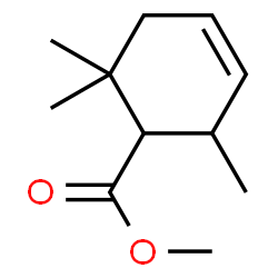 ChemSpider 2D Image | Methyl 2,6,6-trimethyl-3-cyclohexene-1-carboxylate | C11H18O2