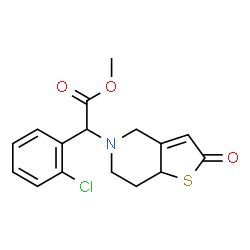 ChemSpider 2D Image | 2-oxo Clopidogrel | C16H16ClNO3S