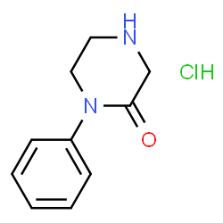ChemSpider 2D Image | 1-phenylpiperazin-2-one hydrochloride | C10H13ClN2O