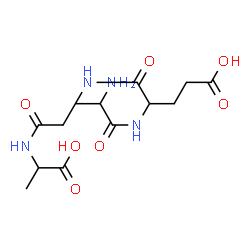 ChemSpider 2D Image | ala-glu-gly-ala | C13H22N4O7