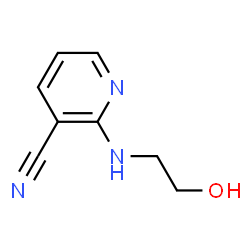 ChemSpider 2D Image | 2-[(2-hydroxyethyl)amino]pyridine-3-carbonitrile | C8H9N3O