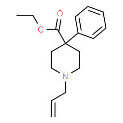 ChemSpider 2D Image | ALLYLNORPETHIDINE | C17H23NO2