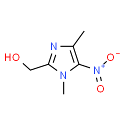 ChemSpider 2D Image | 1,4-dimethyl-5-nitro-1h-imidazole-2-methanol | C6H9N3O3