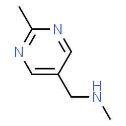 ChemSpider 2D Image | N-Methyl-1-(2-methyl-5-pyrimidinyl)methanamine | C7H11N3