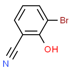 ChemSpider 2D Image | 3-Bromo-2-hydroxybenzonitrile | C7H4BrNO