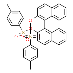 ChemSpider 2D Image | 1,1'-Bi-2-naphthyl ditosylate | C34H26O6S2