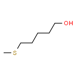 ChemSpider 2D Image | 5-(Methylsulfanyl)-1-pentanol | C6H14OS